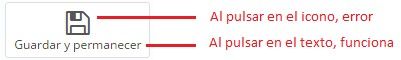 Guardar y permanecer error Prestashop
