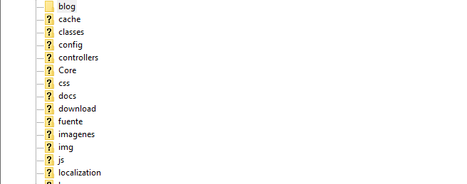 Crear el directorio Blog