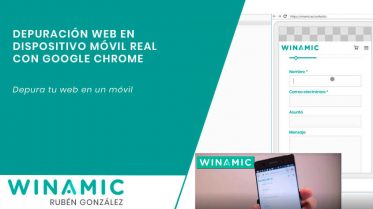 Depuración web en móvil real