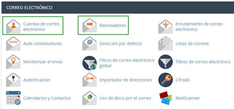 Cpanel correo electronico