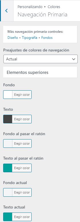 Colores generatepress