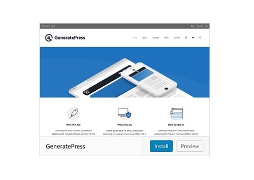 plantilla generatepress