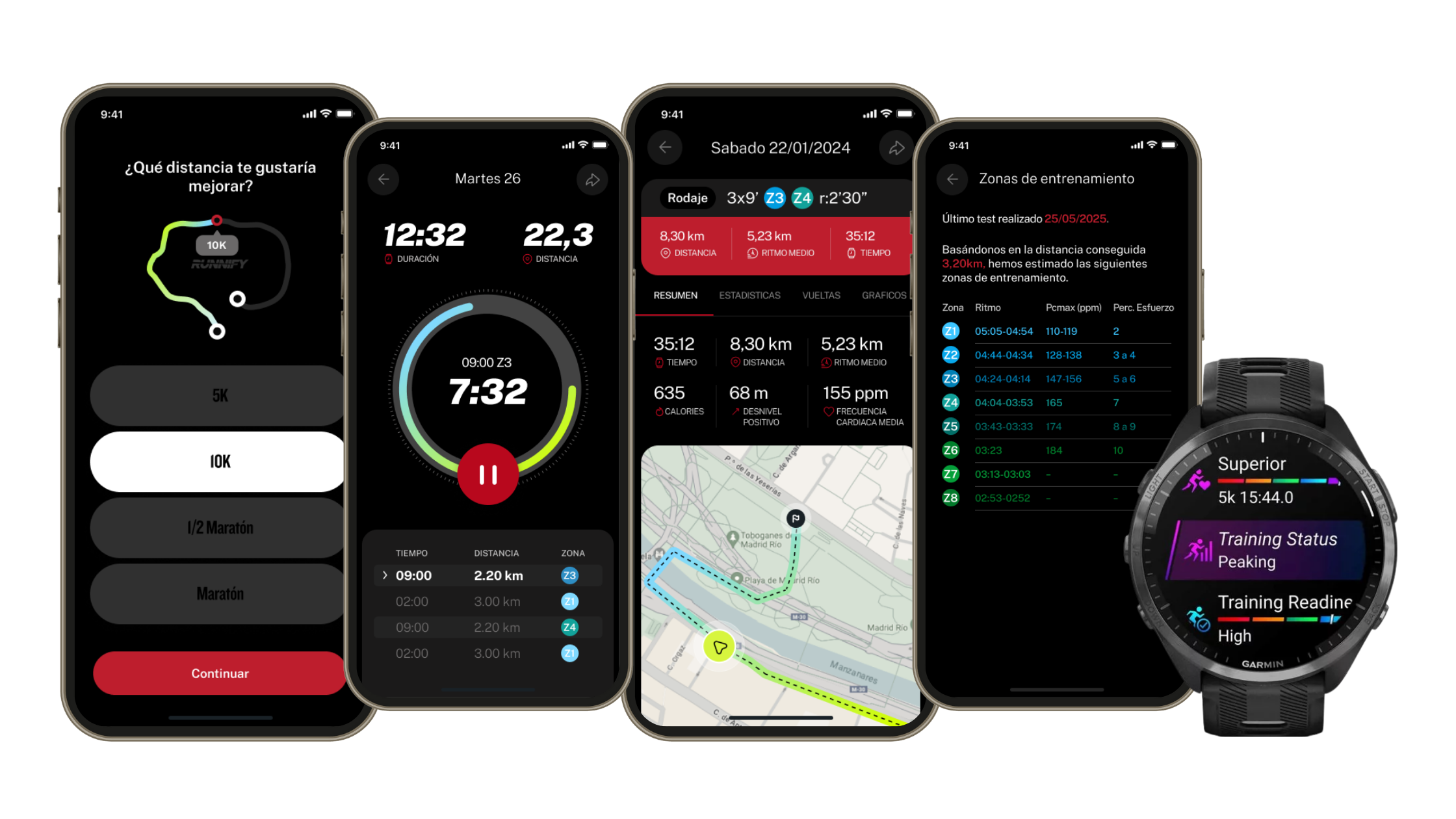 Runnify - Planes de entrenamiento 5k, 10k, Media Maratón y Maratón